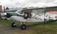 N5191H @ LHD - 1949 Piper Pa-14 at Lake Hood - by Terry Fletcher