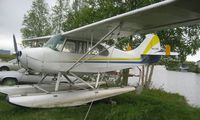N3132E @ LHD - 1946 Champion 7BCM at Lake Hood - by Terry Fletcher