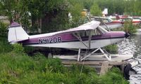 N9120R @ LHD - Piper Pa-18 at Lake Hood - by Terry Fletcher