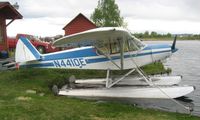 N4410E @ LHD - Piper Pa-18-150 at Lake Hood - by Terry Fletcher