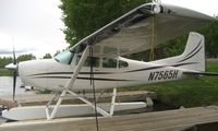 N7565H @ LHD - Cessna A185F at Lake Hood - by Terry Fletcher