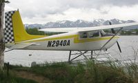 N2940A @ LHD - Cessna 180 at Lake Hood - by Terry Fletcher