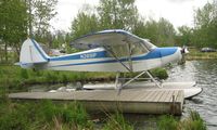 N2891P @ LHD - Piper Pa-18A at Lake Hood - by Terry Fletcher