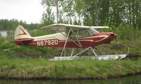 N8792D @ LHD - Piper Pa-18-150at Lake Hood