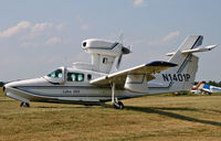 N1404P @ N51 - Nice early Lake amphibian coasts on in at Solberg Airport. - by Daniel L. Berek