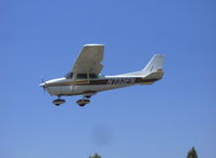 N733FN @ SZP - 1976 Cessna 172N, Lycoming O-320-E2D 150 Hp, on final for Rwy 22 - by Doug Robertson