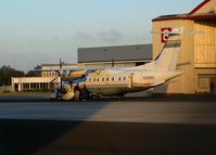 N328DC @ OAK - Small package carrier 1994 Dornier Luftfahrt Gmbh 328-100 in late afternoon sun @Oakland, CA - by Steve Nation