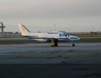 N600TS @ OAK - Ameriflight 1973 Piper PA-31350 in late afternoon sun @Oakland, CA - by Steve Nation