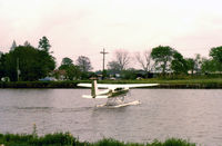 N2430F - Taking off in Bayou Lafourche Cut Off, LA