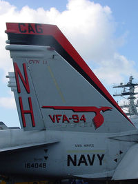 164048 - USN FA-18C CAG bird tail - by Iflysky5