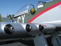 N5428V @ M01 - N5428V P-51D GUNFIGHTER GUN PORTS - by Iflysky5