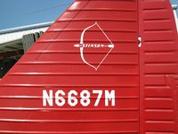 N6687M @ M01 - N6687M Stinson 108-3 Tail - by Iflysky5