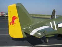N5428V @ M01 - N5428V P-51D GUNFIGHTER TAIL - by Iflysky5