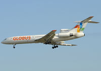 RA-85623 @ LEBL - Globus on final to RWY 25R. - by Jorge Molina