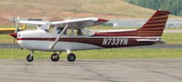 N733YN @ DAN - 1977 Cessna 172N in Danville Va. - by Richard T Davis