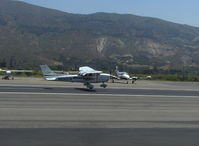 N846SP @ SZP - 2001 Cessna 172S SKYHAWK SP, Lycoming IO-360-L2A 180 Hp, landing Rwy 22 - by Doug Robertson