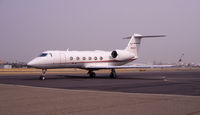 N663CP @ CCR - Reflecting the dark sun and heavy smoke from the California forest fires. - by Bill Larkins