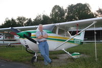 N20026 @ 9A0 - N20026 at tie-down at Dahlonega, Georgia September 2007 - by Self-Portrait by pilot Ross Statham