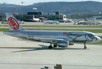 OE-LED @ LSZH - Flyniki A319 - by Christian Waser