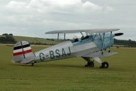 G-BSAJ @ EGSU - 2. G-BSAJ at Duxford Flying Legends Air Show July 2008 - by Eric.Fishwick