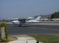 N629DW @ SZP - 2001 Cessna 172S SKYHAWK SP, Lycoming IO-360-L2A 180 Hp, taxi to refuel - by Doug Robertson