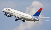 N196DN @ EDDL - Heading back to the Atlanta with several hours delay. From rwy 23L. Gear on the move. - by Philippe Bleus