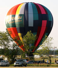 N9094M @ N51 - A private balloon promotes a local business at the equinox airshow at Solberg Airport. - by Daniel L. Berek