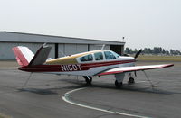 N15DT @ HWD - 1968 Beech V35A in smoky conditions @ Hayward Air Terminal, CA - by Steve Nation