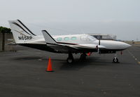 N65RP @ OAK - Winglet mods on 1979 Cessna 414A in smoky conditions @ Hayward Air Terminal, CA - by Steve Nation