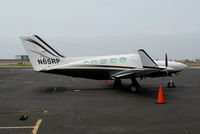 N65RP @ OAK - Winglet-equipped 1979 Cessna 414A in smoky conditions @ Oakland, CA - by Steve Nation