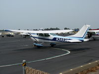 N34936 @ HWD - Visiting 1976 Cessna 177RG in smoky conditions @ Hayward Air Terminal, CA - by Steve Nation