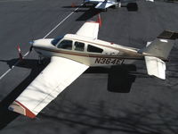 N364EL @ SAC - Nice overhead shot of 1988 Beech F33A @ Sacramento Executive Airport, CA - by Steve Nation