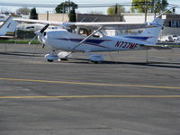 N737MF @ SAC - Carter Flygare Inc. 1977 Cessna 172N @ Sacramento Executive Airport, CA - by Steve Nation