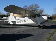 N9036E @ EDU - 1946 Aeronca 11AC resting @ University Airport (Davis), CA - by Steve Nation