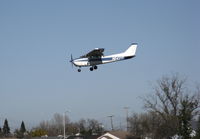 N64371 @ SAC - Skywalk Inc. 1975 Cessna 172M on final @ Sacramento Executive Airport (Davis), CA - by Steve Nation