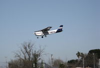 N80755 @ SAC - ATP 1976 Cessna 172M on final @ Sacramento Executive Airport (Davis), CA - by Steve Nation