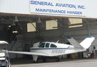 N1598S @ DAN - 1962 Beech P35 in Danville Va. - by Richard T Davis