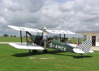 G-AMCK @ EGBK - Tiger Moth at Sywell - by Simon Palmer