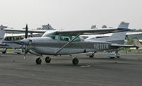N6117R @ KCDW - A 1979 Cutlass blends in with a gaggle of lightplanes at Caldwell. - by Daniel L. Berek