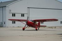 N77695 @ KRFD - Fairchild 24R-46 - by Mark Pasqualino
