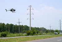 N161LA - Pulling power lines near Gramercy, LA - by Russ Norwood
