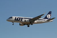 SP-LDB @ EBBR - flight LO235 is descending to rwy 25L - by Daniel Vanderauwera