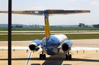 N871GA @ CID - Seen from my office window - by Glenn E. Chatfield