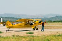 N88499 @ LPC - Checking for traffic at Cub Fly-in Lompoc 2008 - by Mike Madrid