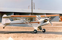 N38322 - My friend, the late John Van Dyke, on a check ride at the former Mangham Airport, North Richland Hills, TX