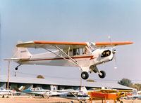 N38322 - My friend the late John Van Dyke on a check ride at the former Mangham Airport, North Richland Hills, TX