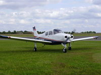 G-AWFZ @ EGTC - taxing back to its hard stand - by Chris Hall