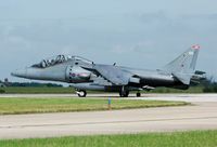 ZH657 @ EGXJ - This Harrier trainer is taking off from its home base Cottesmore.