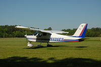 N406ES @ MD18 - Taxiing at Horn Pt. MD Fly In - by J.G. Handelman