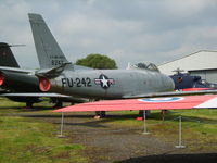48-242 @ EGBE - North American F-86A Sabre on loan from the IWM Duxford - by chrishall